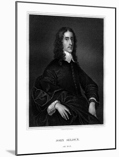 John Selden, English Jurist, Legal Antiquary and Oriental Scholar-R Cooper-Mounted Giclee Print