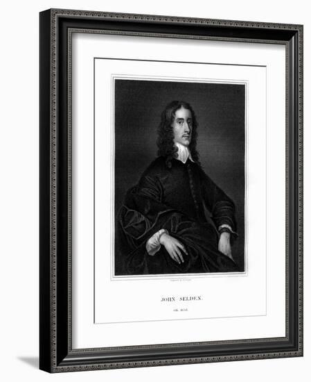 John Selden, English Jurist, Legal Antiquary and Oriental Scholar-R Cooper-Framed Giclee Print