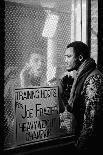 Boxer Muhammad Ali Taunting Boxer Joe Frazier During Training for Their Fight-John Shearer-Photographic Print