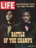 Boxers Muhammad Ali and Joe Frazier, March 5, 1971-John Shearer-Photographic Print