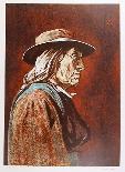 Portrait of an American Indian Man-John Shemitt Houser-Framed Limited Edition