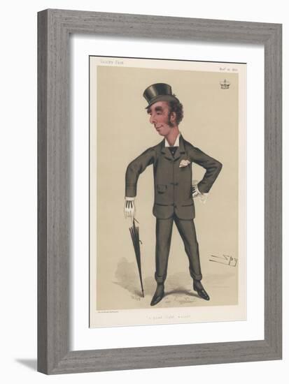 John Sholto Douglas, 8th Marquis of Queensberry and Patron of Boxing-Spy (Leslie M. Ward)-Framed Art Print