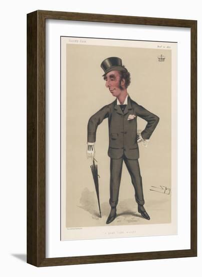 John Sholto Douglas, 8th Marquis of Queensberry and Patron of Boxing-Spy (Leslie M. Ward)-Framed Art Print