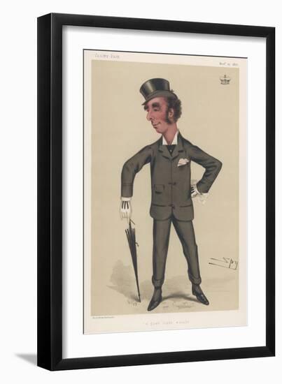 John Sholto Douglas, 8th Marquis of Queensberry and Patron of Boxing-Spy (Leslie M. Ward)-Framed Art Print