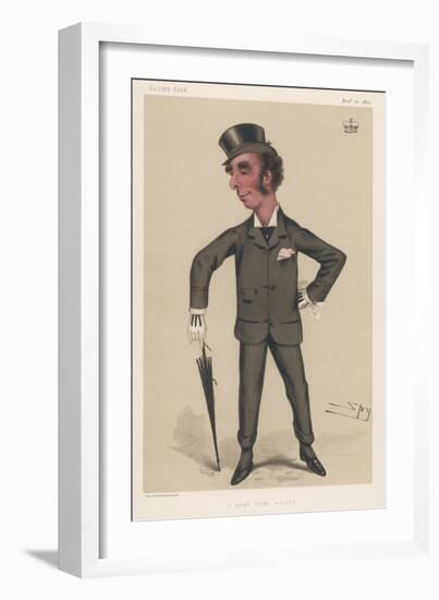 John Sholto Douglas, 8th Marquis of Queensberry and Patron of Boxing-Spy (Leslie M. Ward)-Framed Art Print