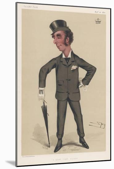 John Sholto Douglas, 8th Marquis of Queensberry and Patron of Boxing-Spy (Leslie M. Ward)-Mounted Art Print