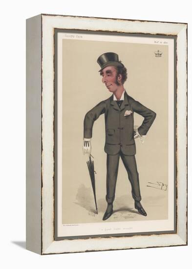 John Sholto Douglas, 8th Marquis of Queensberry and Patron of Boxing-Spy (Leslie M. Ward)-Framed Stretched Canvas