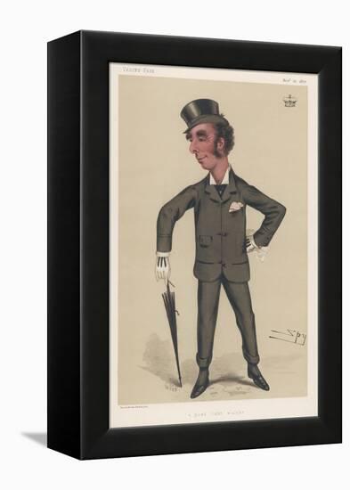 John Sholto Douglas, 8th Marquis of Queensberry and Patron of Boxing-Spy (Leslie M. Ward)-Framed Stretched Canvas