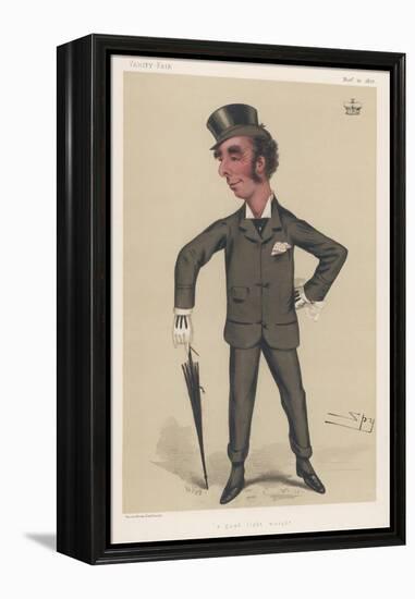 John Sholto Douglas, 8th Marquis of Queensberry and Patron of Boxing-Spy (Leslie M. Ward)-Framed Stretched Canvas