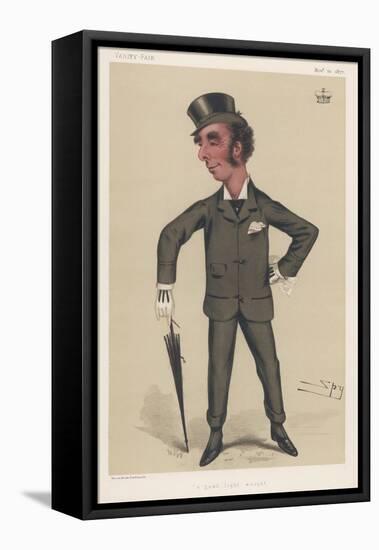 John Sholto Douglas, 8th Marquis of Queensberry and Patron of Boxing-Spy (Leslie M. Ward)-Framed Stretched Canvas