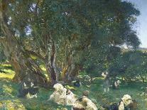 Shadows on a Wall in Corfu-John Singer Sargent-Giclee Print