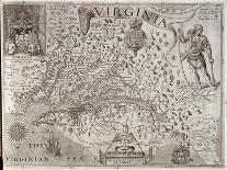 Map of Virginia, Discovered and Described by Captain John Smith, 1606, Engraved by William Hole-John Smith-Giclee Print