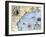 John Smith's Map of New England, with Inset Portrait, c.1620-null-Framed Giclee Print