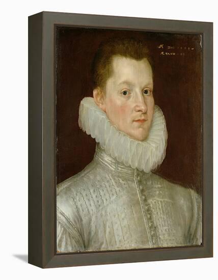 John Smythe of Ostenhanger (Now Westenhanger) Kent, 1579 (Oil on Panel)-Cornelis Ketel-Framed Premier Image Canvas