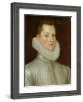 John Smythe of Ostenhanger (Now Westenhanger) Kent, 1579 (Oil on Panel)-Cornelis Ketel-Framed Giclee Print