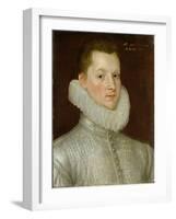 John Smythe of Ostenhanger (Now Westenhanger) Kent, 1579 (Oil on Panel)-Cornelis Ketel-Framed Giclee Print