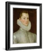 John Smythe of Ostenhanger (Now Westenhanger) Kent, 1579 (Oil on Panel)-Cornelis Ketel-Framed Giclee Print
