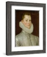 John Smythe of Ostenhanger (Now Westenhanger) Kent, 1579 (Oil on Panel)-Cornelis Ketel-Framed Giclee Print