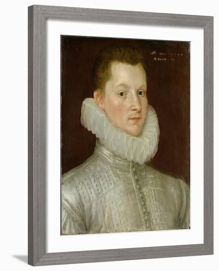 John Smythe of Ostenhanger (Now Westenhanger) Kent, 1579 (Oil on Panel)-Cornelis Ketel-Framed Giclee Print