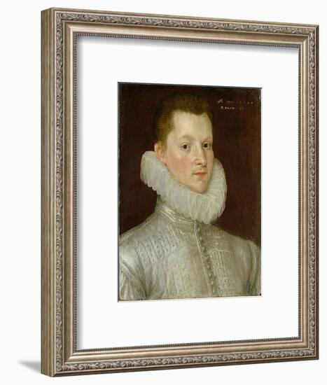 John Smythe of Ostenhanger (Now Westenhanger) Kent, 1579 (Oil on Panel)-Cornelis Ketel-Framed Premium Giclee Print