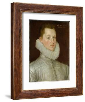 John Smythe of Ostenhanger (Now Westenhanger) Kent, 1579 (Oil on Panel)-Cornelis Ketel-Framed Premium Giclee Print