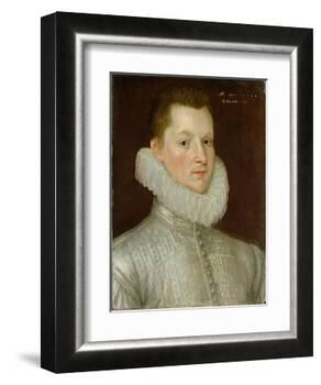 John Smythe of Ostenhanger (Now Westenhanger) Kent, 1579 (Oil on Panel)-Cornelis Ketel-Framed Premium Giclee Print