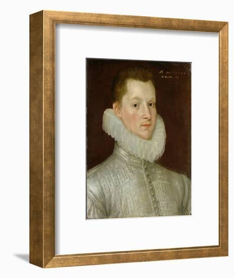 John Smythe of Ostenhanger (Now Westenhanger) Kent, 1579 (Oil on Panel)-Cornelis Ketel-Framed Premium Giclee Print