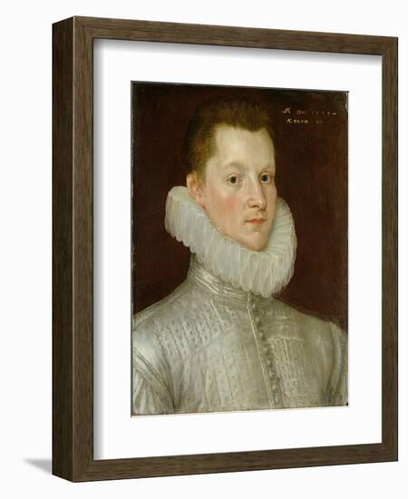 John Smythe of Ostenhanger (Now Westenhanger) Kent, 1579 (Oil on Panel)-Cornelis Ketel-Framed Premium Giclee Print