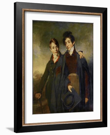 John Soane Junior and George Soane, 1805-William Owen-Framed Giclee Print
