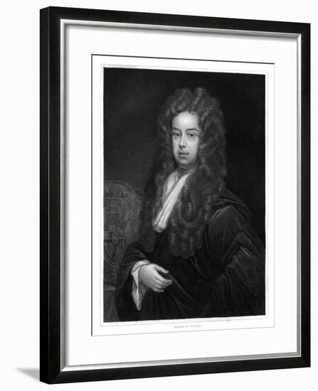 John Somers, 1st Baron Somers, Lord High Chancellor of England-TA Dean-Framed Giclee Print