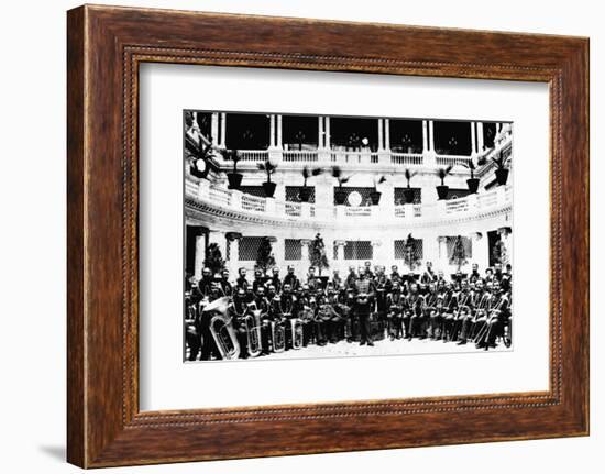 John Sousa and United States Marine Corps Band-null-Framed Photographic Print