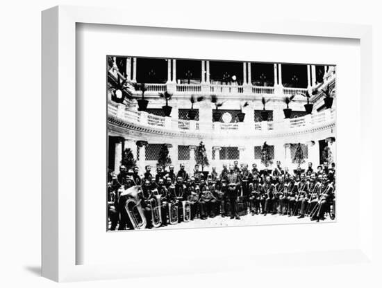 John Sousa and United States Marine Corps Band-null-Framed Photographic Print