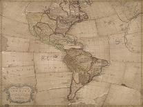 North and South America in its Principal Divisions, London, 1767-John Spilsbury-Premier Image Canvas