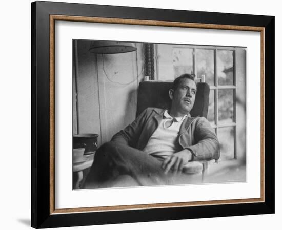 John Steinbeck-Peter Stackpole-Framed Premium Photographic Print