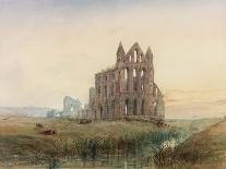 Tynemouth Priory, Exterior, Conjectural Restoration (Bodycolour, Pencil and W/C on Paper)-John Storey-Giclee Print
