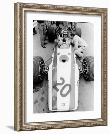 John Surtees in Honda V12, Belgian Grand Prix, 1968-null-Framed Photographic Print