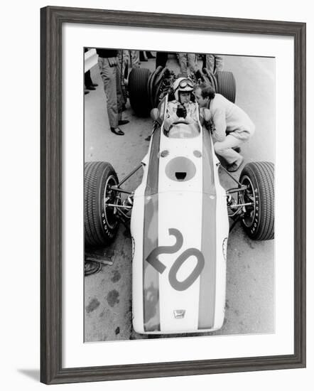 John Surtees in Honda V12, Belgian Grand Prix, 1968-null-Framed Photographic Print