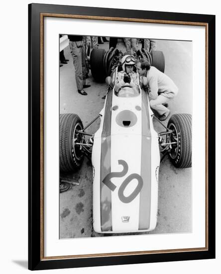 John Surtees in Honda V12, Belgian Grand Prix, 1968-null-Framed Photographic Print