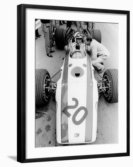 John Surtees in Honda V12, Belgian Grand Prix, 1968-null-Framed Photographic Print