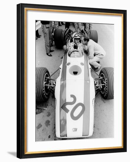 John Surtees in Honda V12, Belgian Grand Prix, 1968-null-Framed Photographic Print