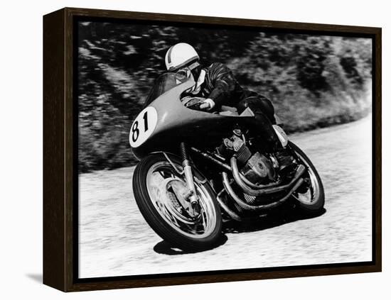 John Surtees on an MV Agusta, Isle of Man Senior TT, 1956-null-Framed Premier Image Canvas