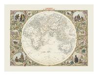 Western Hemisphere, 1851-John Tallis-Framed Giclee Print