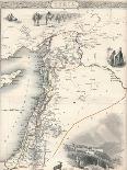Map of Syria, 1851-John Tallis-Giclee Print