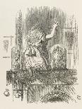 Alice Looking Through the Looking Glass 1 of 2: This Side-John Tenniel-Photographic Print
