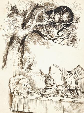 Alice in Wonderland Prints - 11x14 Unframed Wall Art Print Poster - Perfect  Alice in Wonderland Gifts and Decorations (Giant Alice Upsets the Jury)
