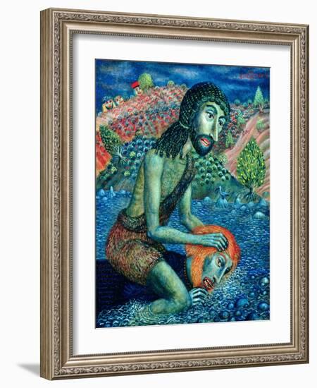 John the Baptist, 1998-Tamas Galambos-Framed Giclee Print