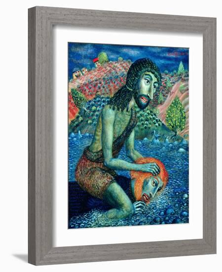 John the Baptist, 1998-Tamas Galambos-Framed Giclee Print