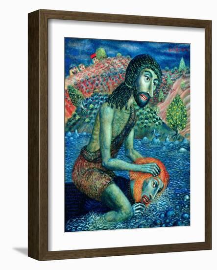 John the Baptist, 1998-Tamas Galambos-Framed Giclee Print