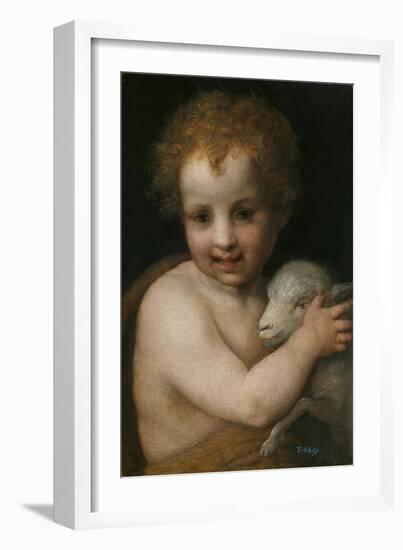 John the Baptist as Child-Andrea del Sarto-Framed Giclee Print