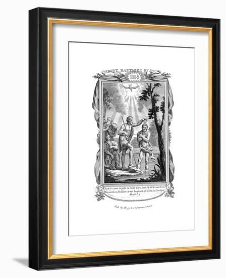 John the Baptist Baptising Jesus, C1808-null-Framed Giclee Print